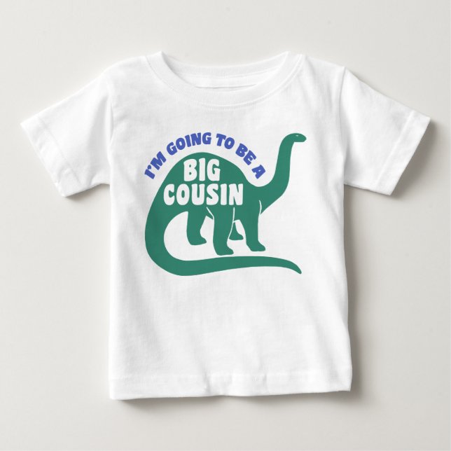 Ich werde ein großer Cousin sein Baby T-shirt (Vorderseite)