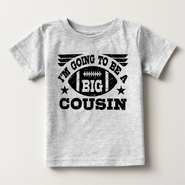 Ich werde ein großer Cousin sein Baby T-shirt (Vorderseite)