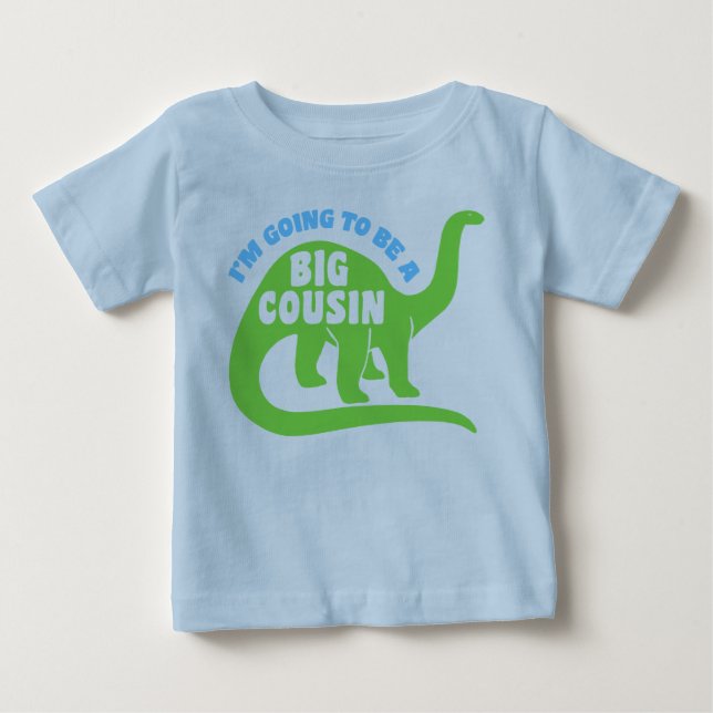 Ich werde ein großer Cousin sein Baby T-shirt (Vorderseite)
