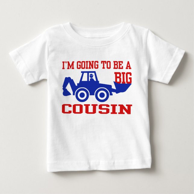 Ich werde ein großer Cousin sein Baby T-shirt (Vorderseite)