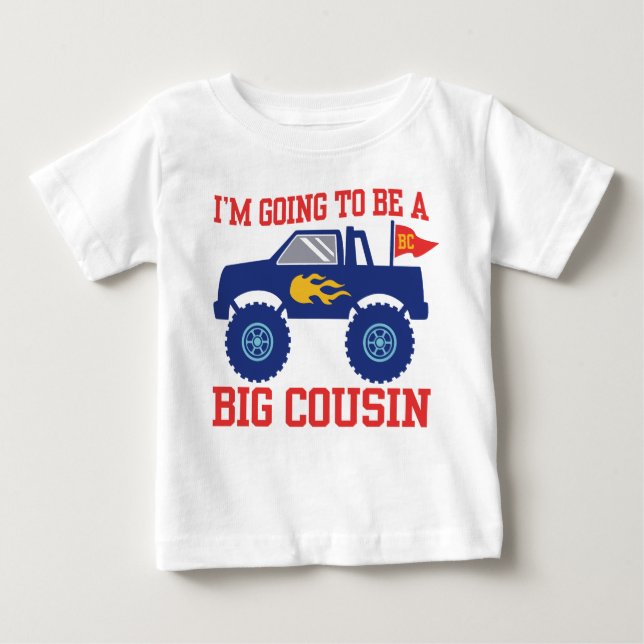 Ich werde ein großer Cousin sein Baby T-shirt (Vorderseite)