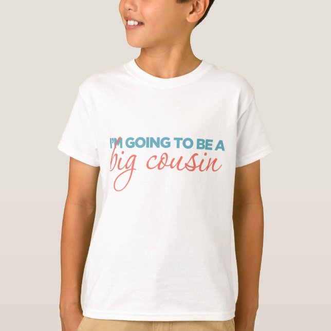 Ich werde ein großer Cousin sein T-Shirt (Vorderseite)