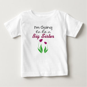 Ich werde ein großes Schwester-Ankündigungs-Kleid Baby T-shirt