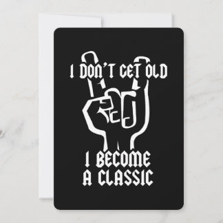 Ich werde ein Klassiker Einladung