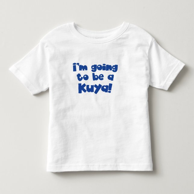 Ich werde ein Kuya ( Big Brother) Kleinkind T-shirt (Vorderseite)