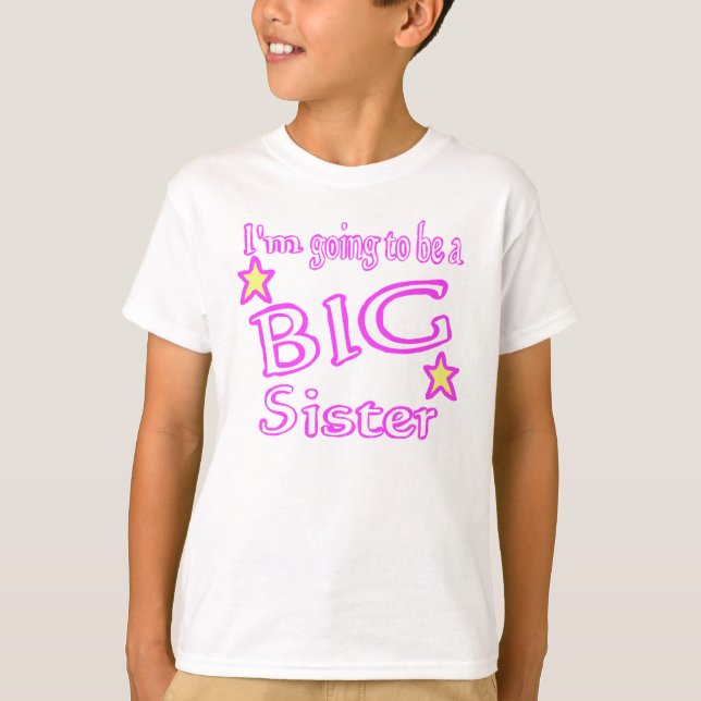 Ich werde ein Shirt der GROSSEN Schwester sein (Vorderseite)
