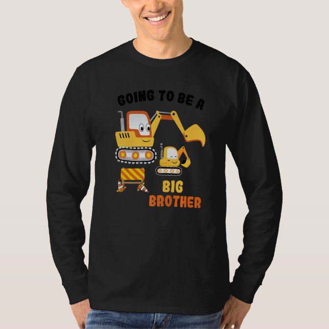 Ich werde eine große Bruder-Ankündigung 2023 T-Shirt (Vorderseite)