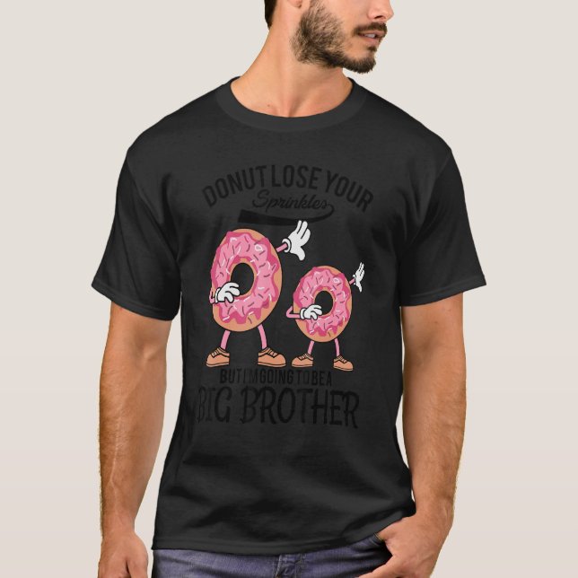 Ich werde eine große Bruderschwangerschaft verkünd T-Shirt (Vorderseite)