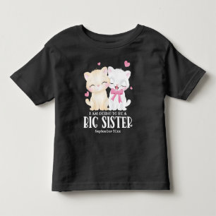 Ich werde eine große Schwester sein Baby Ankündigu Kleinkind T-shirt