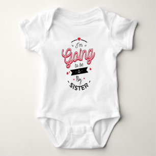 Ich werde eine große Schwester sein Baby Strampler