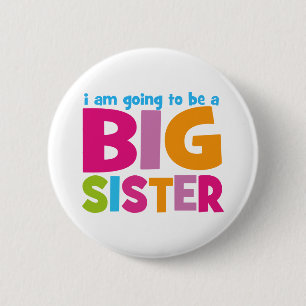 Ich werde eine große Schwester sein Button