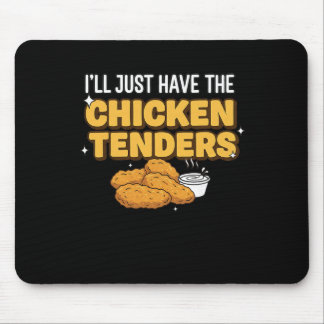 Ich werde einfach Essen haben Lustiger wählerische Mousepad