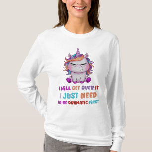 Ich werde es überwinden, ein lustiges Grumpy Unico T-Shirt