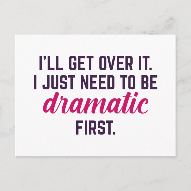 Ich werde es überwinden postkarte (Vorderseite)