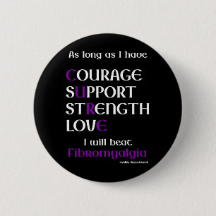 Ich werde Fibro Pinback Button schlagen