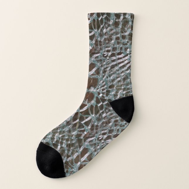 Ich werde für dich auf Broken Glass laufen Socken (Links - Außen)