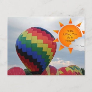 Ich werde für dich beten postkarte
