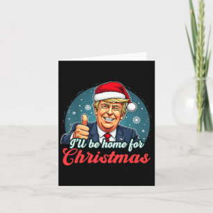 Ich werde für Weihnachten Weihnachten Weihnachtsma Karte