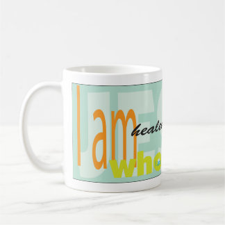 Ich werde geheilt, ich bin ganz, ich bin frei, ich kaffeetasse