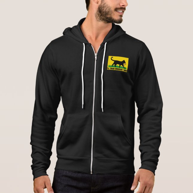 Ich werde gehen, wo immer ich Gewollt habe Hoodie (Vorderseite)