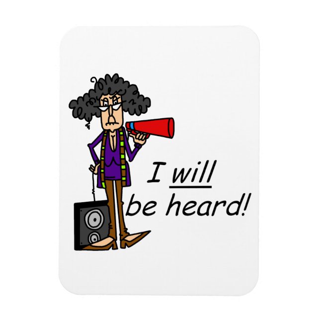 ICH WERDE gehört Magnet (Vertikal)