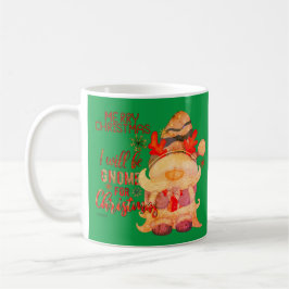 ICH WERDE GNOME FÜR CHRISTMAS lustige Weihnachten  Kaffeetasse