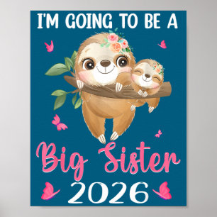 Ich werde große Schwester Schwangerschaft bekannt  Poster