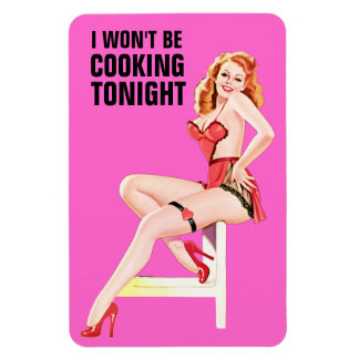 Ich werde heute Abend nicht kochen Flexi-Magnet Magnet