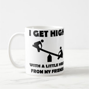 Ich werde high mit ein wenig Hilfe von meinen Freu Kaffeetasse