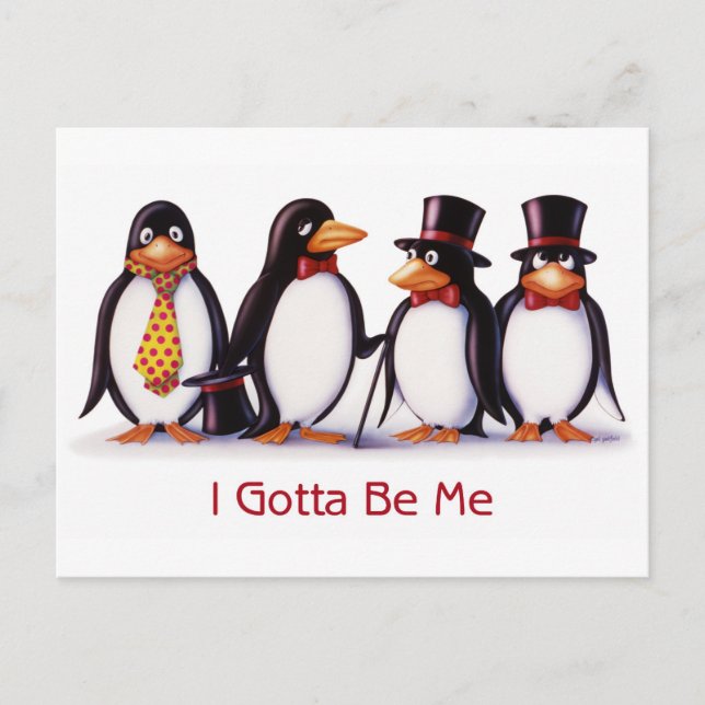 Ich werde ich sein postkarte (Vorderseite)