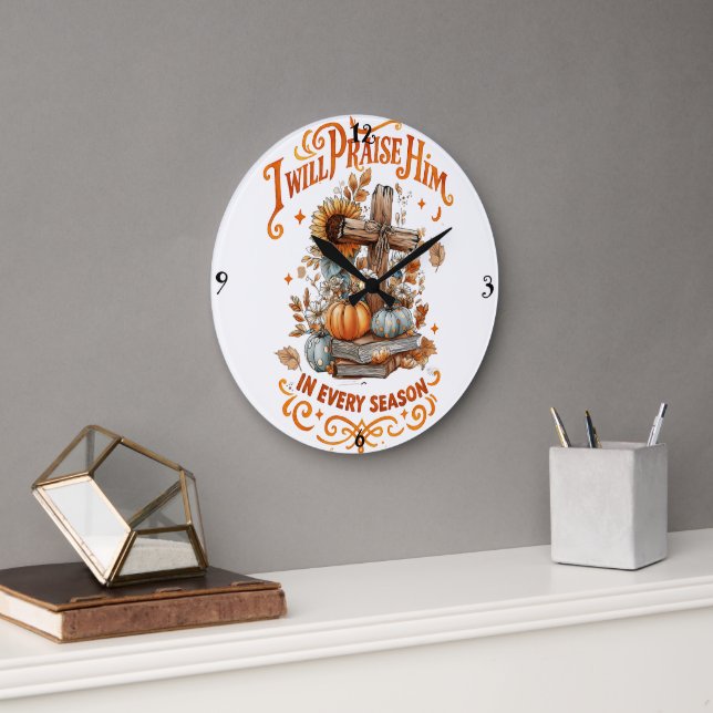 Ich werde ihn loben... große wanduhr (Büro)