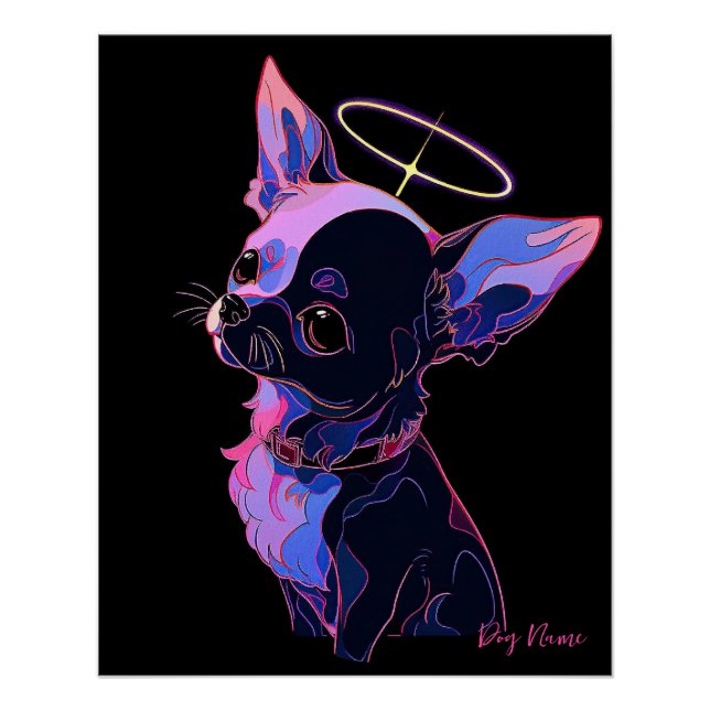 Ich werde immer Chihuahua Dog 003 Liebe Poster (Vorderseite)