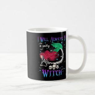 Ich werde immer ein salziger Hexenmeister Hallowee Kaffeetasse