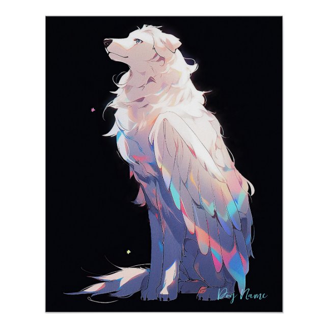 Ich werde immer große Pyrenäen Liebe Hund 003 Poster (Vorderseite)