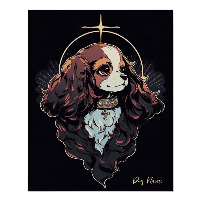 Ich werde immer Liebe Cavalier King Charles Spanie Poster (Vorderseite)