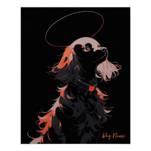 Ich werde immer Liebe Cocker Spaniel Dog 004 Poster
