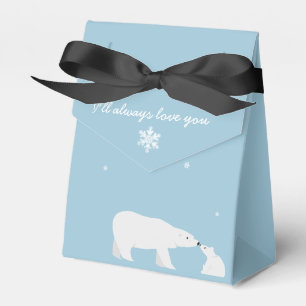 Ich werde immer Liebe Sie Polar Bären Zelt Gefälli Geschenkschachtel