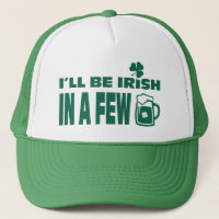 Ich werde in ein paar Bieren irisch sein. St. Patr