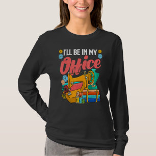 Ich werde in meinem Büro Frauen Kreuzfahrer Grafik T-Shirt