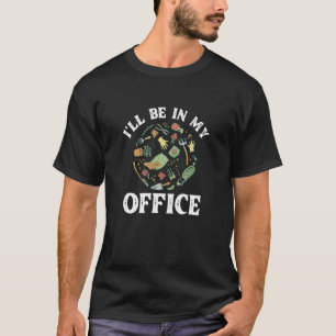 Ich werde in meinem Büro Gartengeräte Pflanzen anb T-Shirt