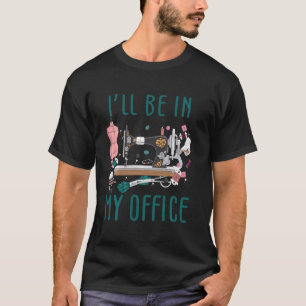 Ich werde in meinem Büro Nähen, quilter ich in mei T-Shirt