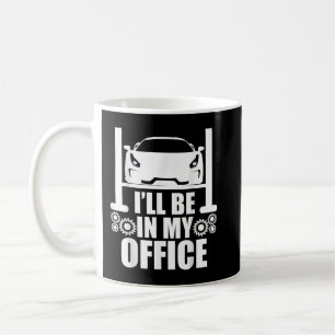 Ich werde in meinem Büro sein Kaffeetasse