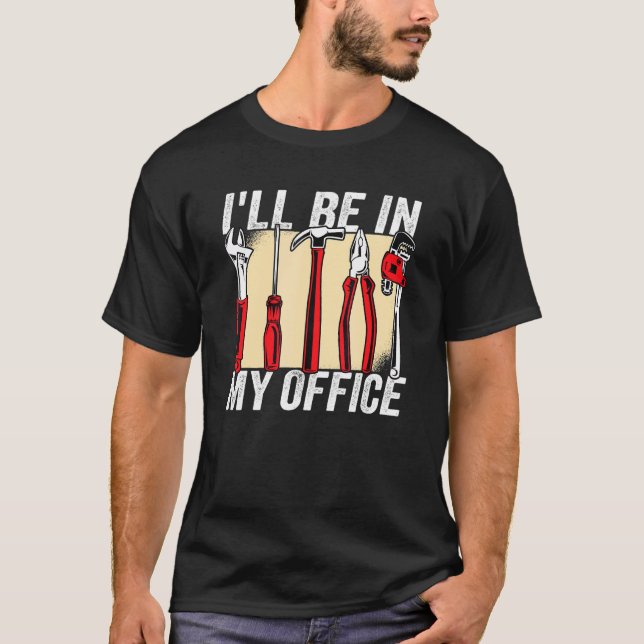 Ich werde in meinem Bürogebäude sein 9 T-Shirt (Vorderseite)