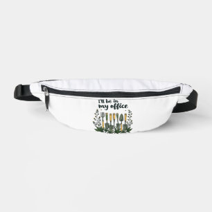 Ich werde in meinem Gartenbauernhaus sein Bauchtasche