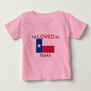 Ich werde in TEXAS geliebt Baby T-shirt