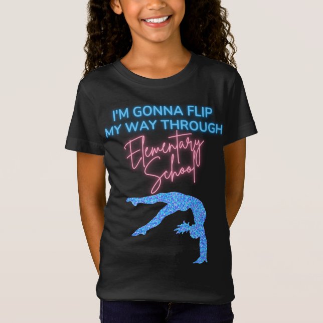 Ich werde meinen Weg durch die Grundschule Gedreht T-Shirt (Vorderseite)