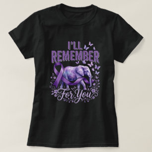 Ich werde mich für Sie an den Elefanten Alzheimer T-Shirt