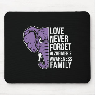 Ich werde mich für Sie Lila Ribbon Heimerheimer Mousepad