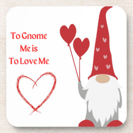 Ich werde mich mit einem Valentingenom Liebe mache Getränkeuntersetzer