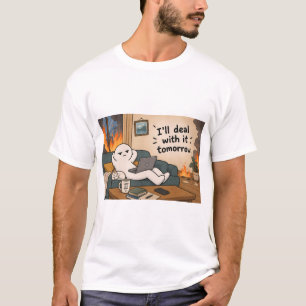 Ich werde mich morgen darum kümmern – Lustige Prok T-Shirt